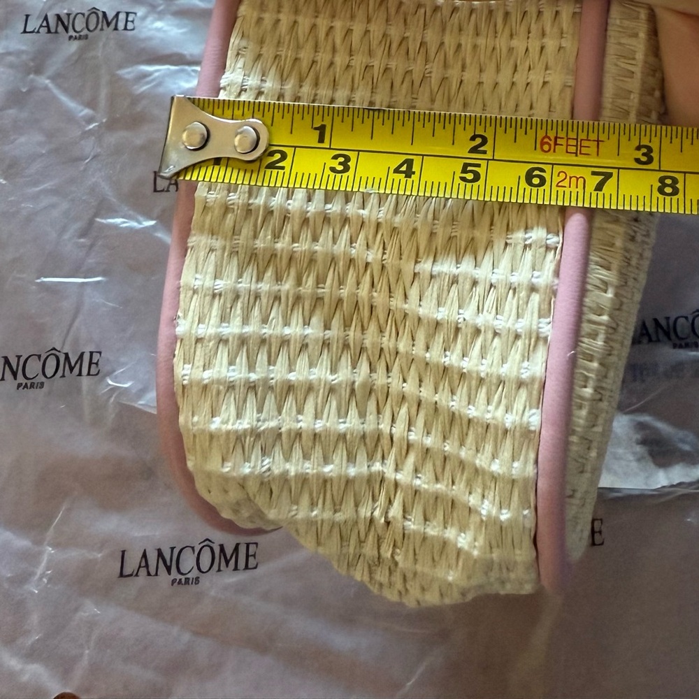 NEW Pink and Cream Women's Bag/Clutch/Cosmetic Bag - Picture 11 of 16